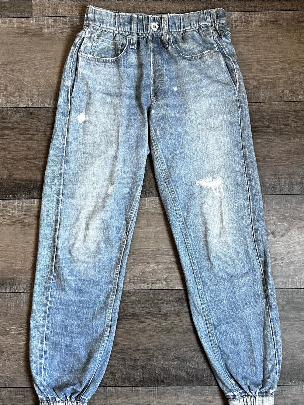 rag & bone Miramar Light Wash Denim Jogger Sweatpant Jeans